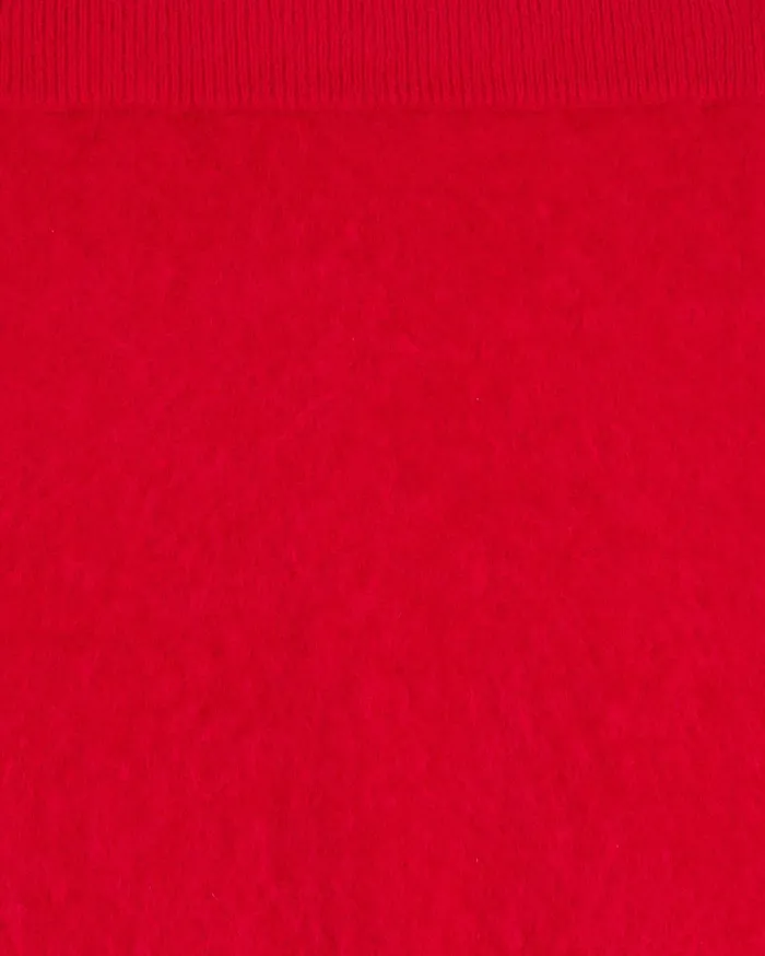 From Future Skirts Women Mini Skirt In Brushed Cashmere Hot Red