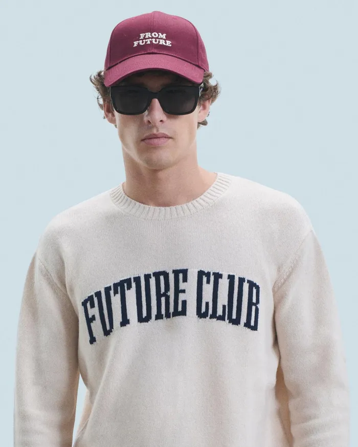 From Future Tote Bags Curved Visor Cap Burgundy