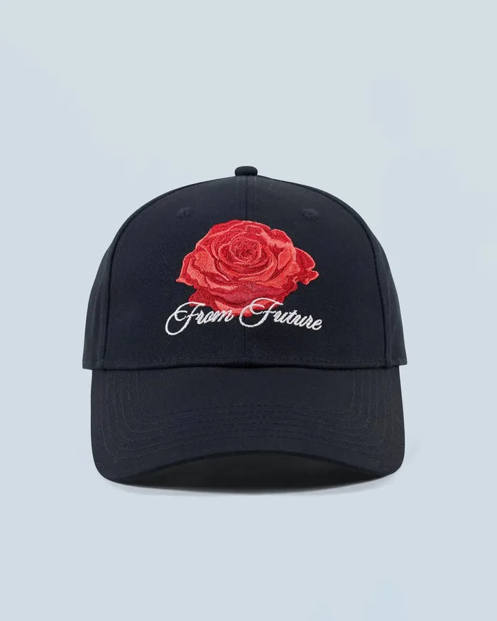 From Future Tote Bags Pink Curved Visor Cap Black
