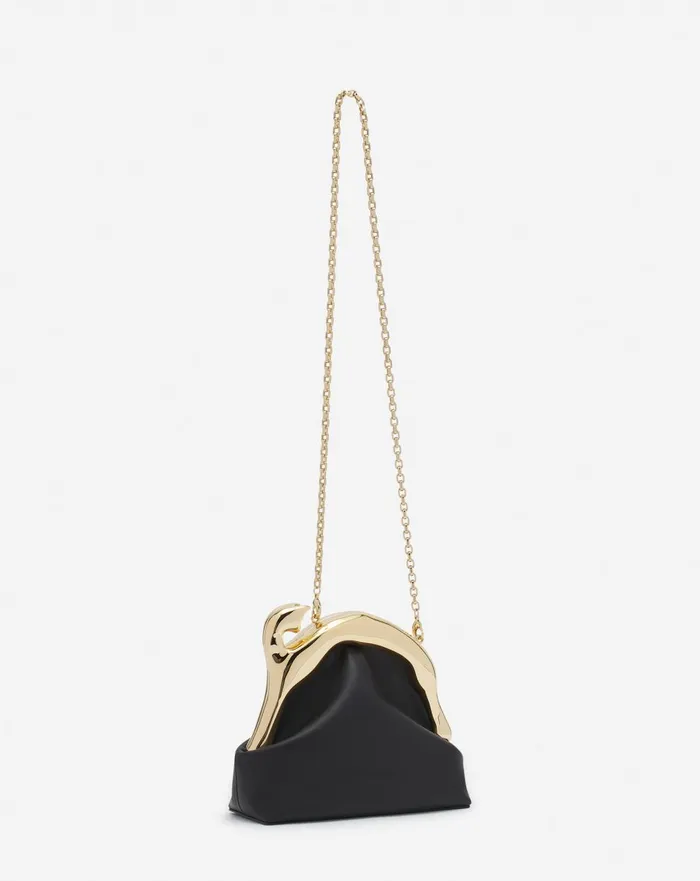 Fusion Cat Leather Clutch Bag Black Women Lanvin Mini Bags and Clutches Fusion Cat Leather Clutch Bag Black Women Lanvin Mini Bags and Clutches