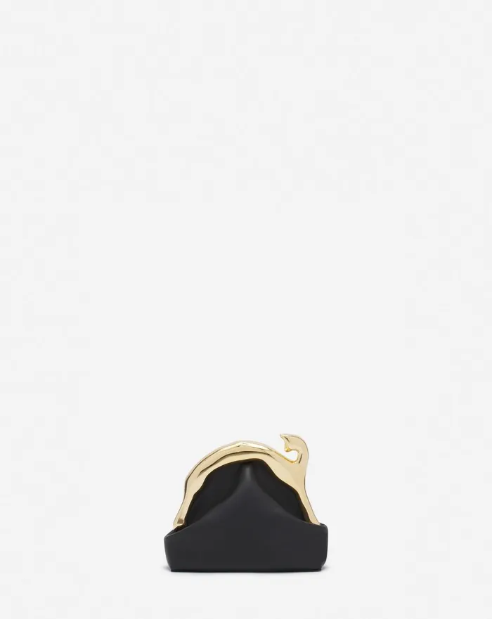 Fusion Cat Leather Clutch Bag Black Women Lanvin Mini Bags and Clutches Fusion Cat Leather Clutch Bag Black Women Lanvin Mini Bags and Clutches