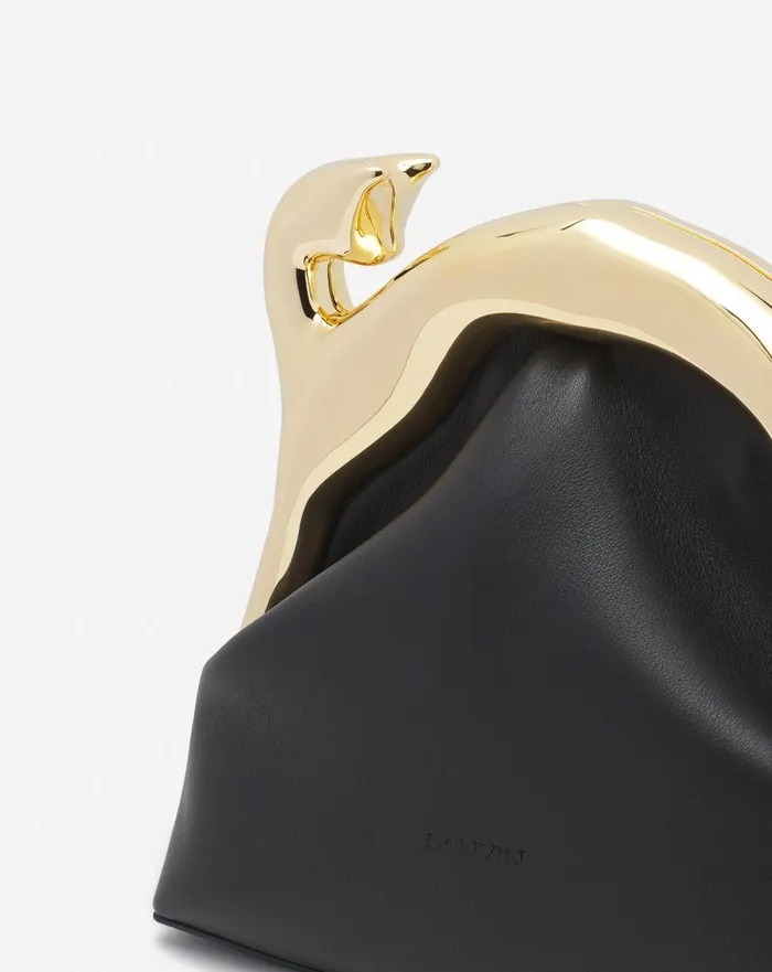 Fusion Cat Leather Clutch Bag Black Women Lanvin Mini Bags and Clutches Fusion Cat Leather Clutch Bag Black Women Lanvin Mini Bags and Clutches