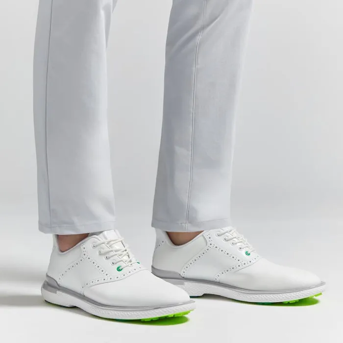GFORE Golf Shoes Men GALLIVAN2R BROGUE SADDLE GOLF SHOE Snownimbus