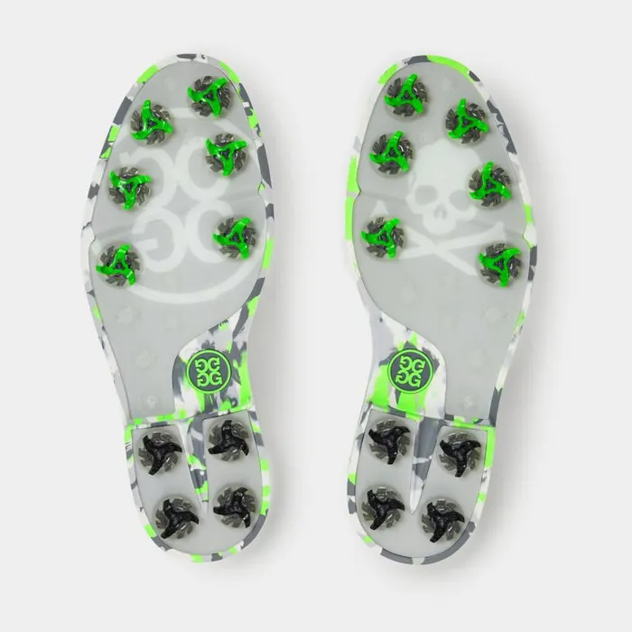 GFORE Golf Shoes Men GALLIVANTER GLOCK PEBBLE LEATHER CAMO SOLE GOLF SHOE Snowgecko