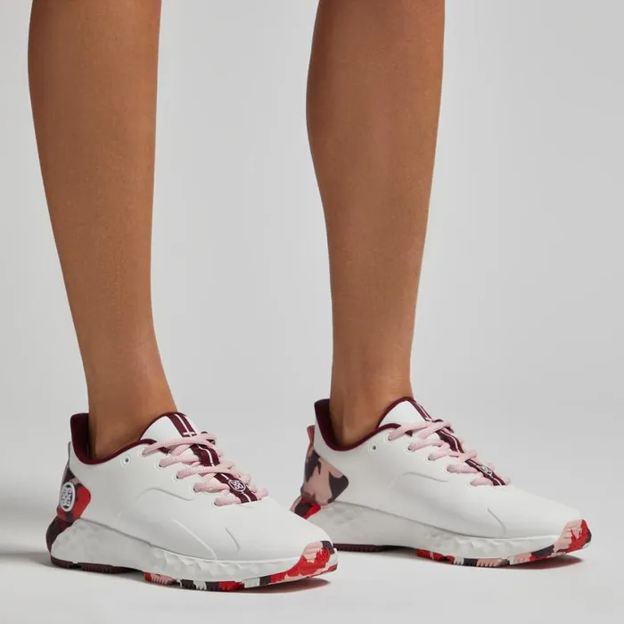 GFORE Golf Shoes Women MG4 CAMO CONTRAST GOLF SHOE Snow Cabernet