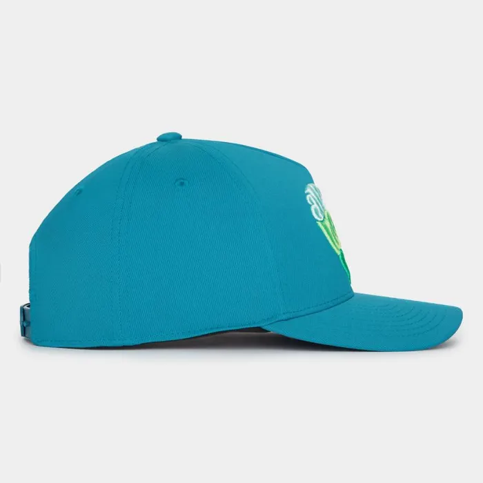 GFORE Hats MenWomen ALL WE NEED IS GOLF TWILL SNAPBACK HAT Petrol