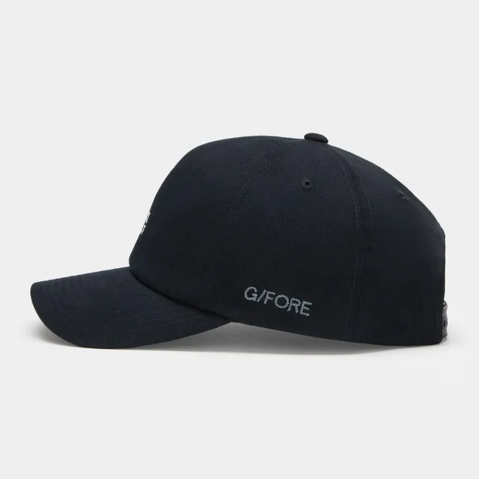 GFORE Hats MenWomen FCK GOLF COTTON TWILL RELAXED FIT SNAPBACK HAT Onyx