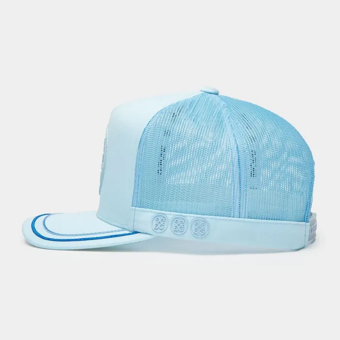 GFORE Hats MenWomen SOUTACHE KNIT INTERLOCK TALL TRUCKER HAT Powder GFORE Hats MenWomen SOUTACHE KNIT INTERLOCK TALL TRUCKER HAT Powder