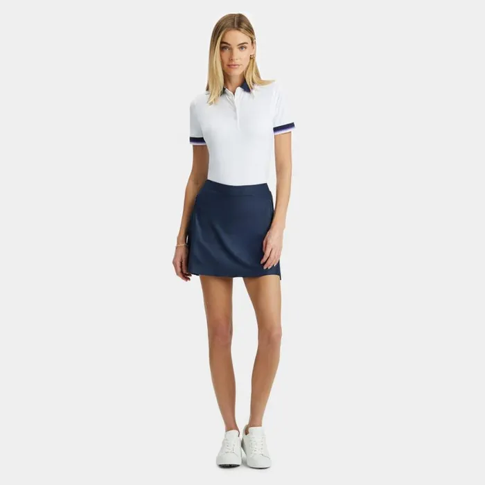 GFORE Polos and Shirts Women CONTRAST SILKY TECH NYLON POLO Snow GFORE Polos and Shirts Women CONTRAST SILKY TECH NYLON POLO Snow