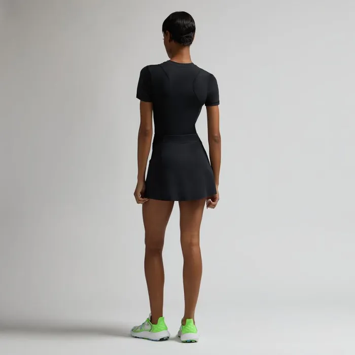 GFORE Polos and Shirts Women LTD RELEASE 2025 US OPEN ESSENTIAL TECH COTTON JERSEY OPS TEE Onyx GFORE Polos and Shirts Women LTD RELEASE 2025 US OPEN ESSENTIAL TECH COTTON JERSEY OPS TEE Onyx
