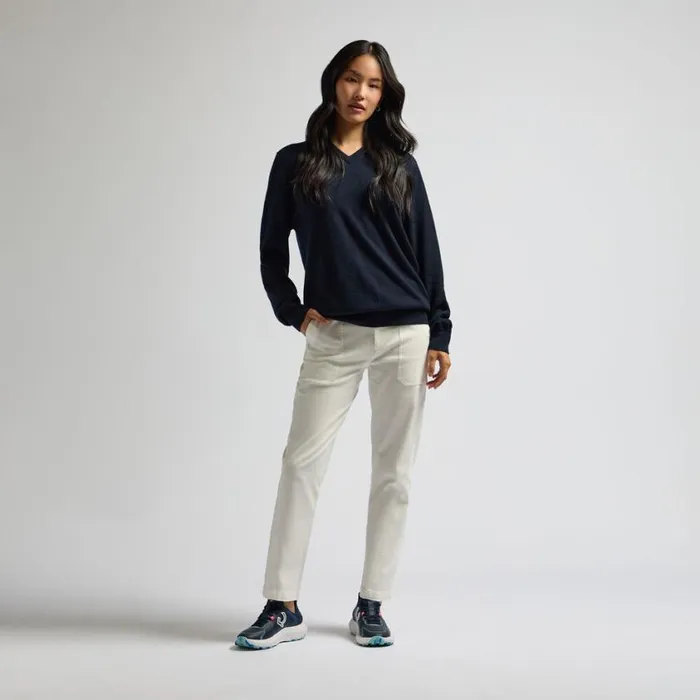 GFORE Sweaters MenWomen VERSE V NECK CASHMERE SWEATER Twilight