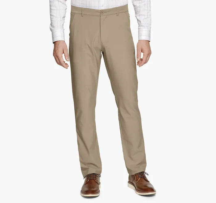 Golf XC4 Performance FlatFront Pants Khaki Johnston and Murphy Men