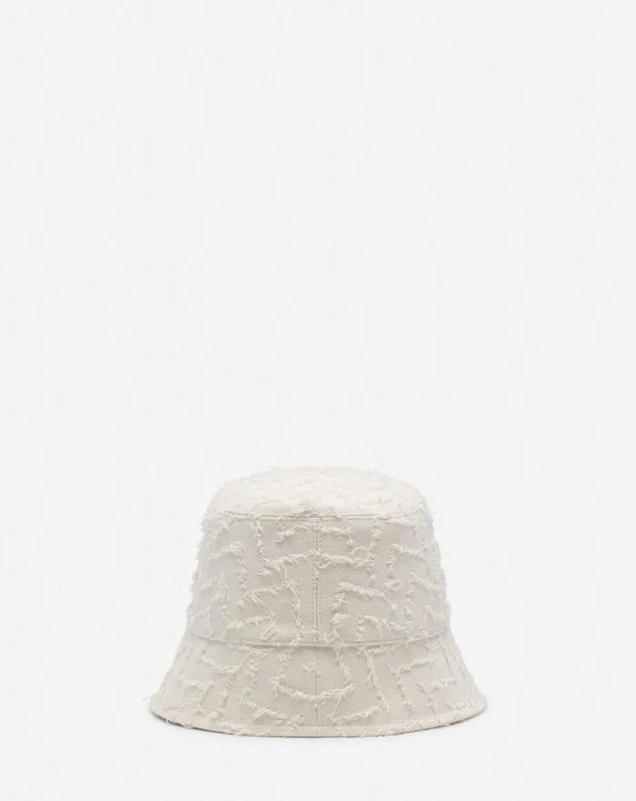 Herringbone Motif Lanvin Bucket Hat Light Beigeburgundy Women Lanvin Hats Herringbone Motif Lanvin Bucket Hat Light Beigeburgundy Women Lanvin Hats