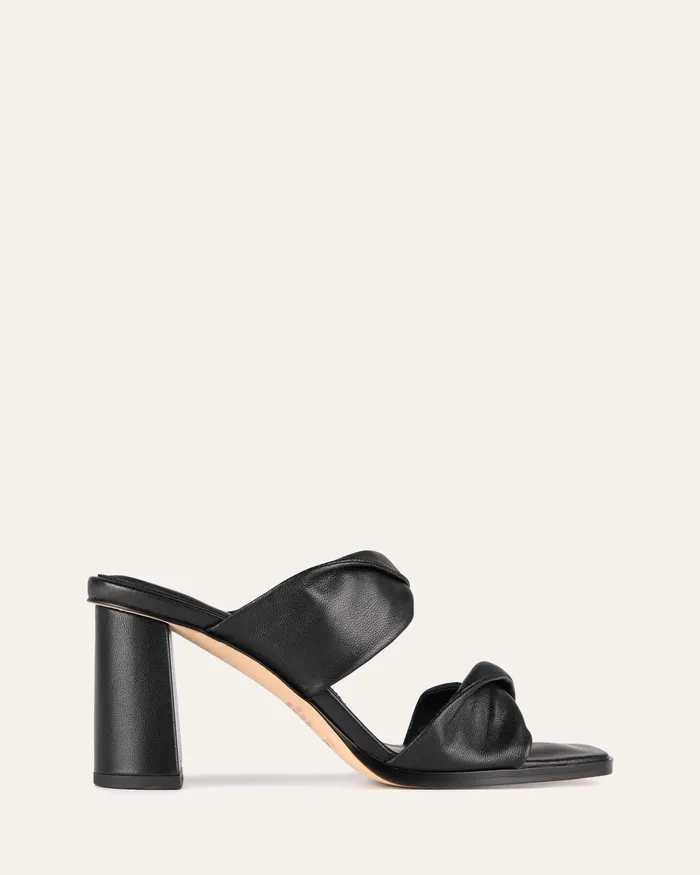 HIGH SANDALS jomercer Women Caylie high heel sandals black leather