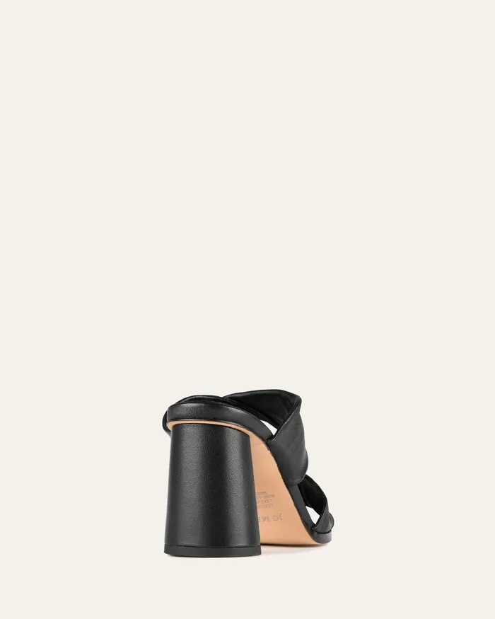 HIGH SANDALS jomercer Women Caylie high heel sandals black leather HIGH SANDALS jomercer Women Caylie high heel sandals black leather
