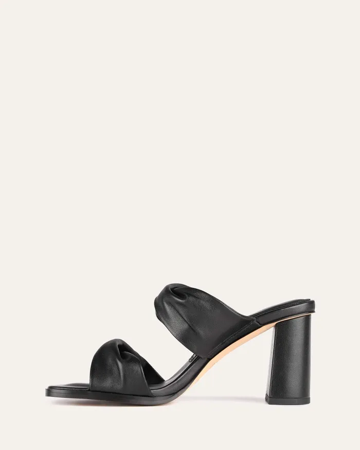 HIGH SANDALS jomercer Women Caylie high heel sandals black leather HIGH SANDALS jomercer Women Caylie high heel sandals black leather