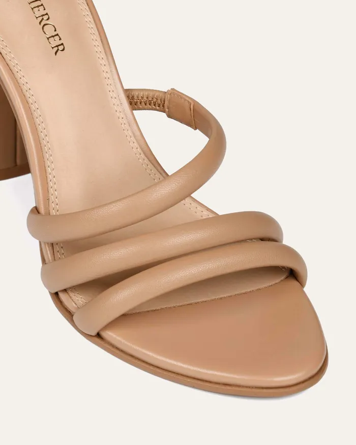 HIGH SANDALS Women jomercer Pippin high heel sandals beige leather HIGH SANDALS Women jomercer Pippin high heel sandals beige leather