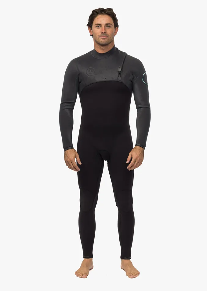 High Seas Wetsuits Men Vissla High Seas II 43 Full No Zip Wetsuit Charcoal