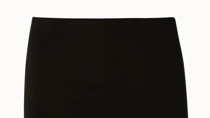 High Waist Wool DoubleFace Bootcut Pants Black Women Akris Pants