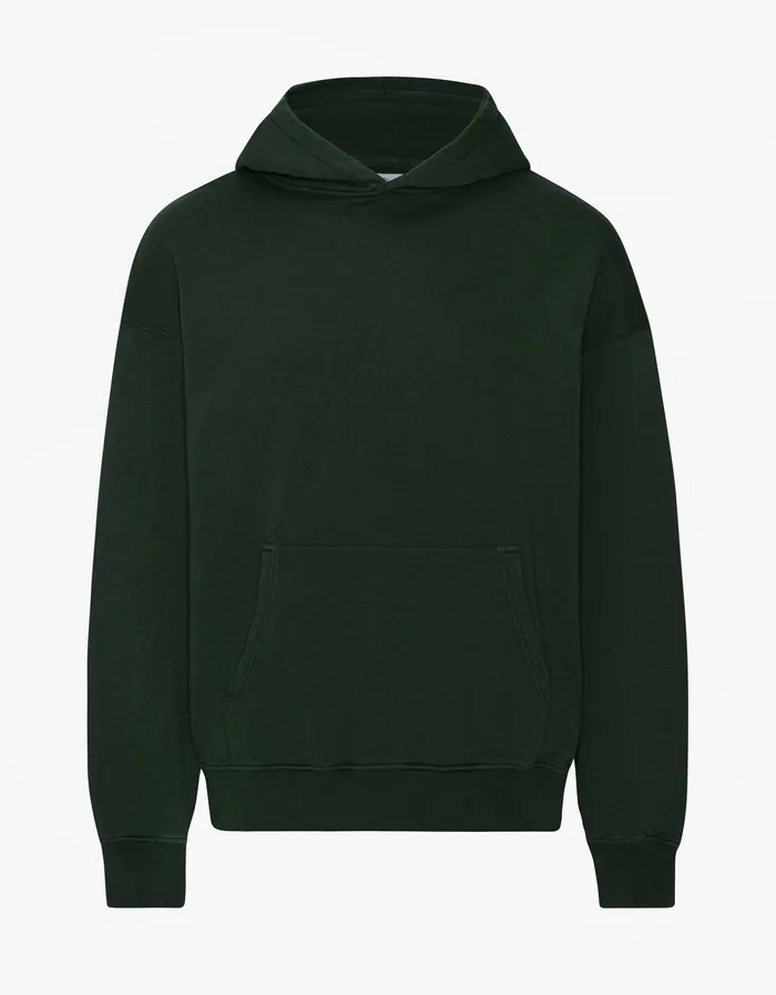 Hoodies Women Organic Oversized Hood 8211 Hunter Green Colorfulstandard