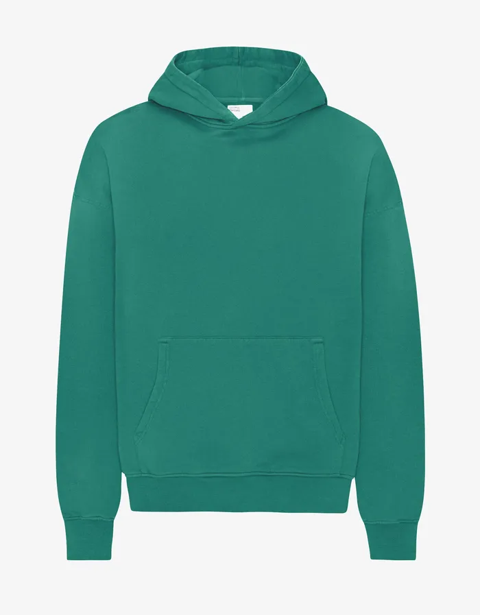 Hoodies Women Organic Oversized Hood 8211 Pine Green Colorfulstandard