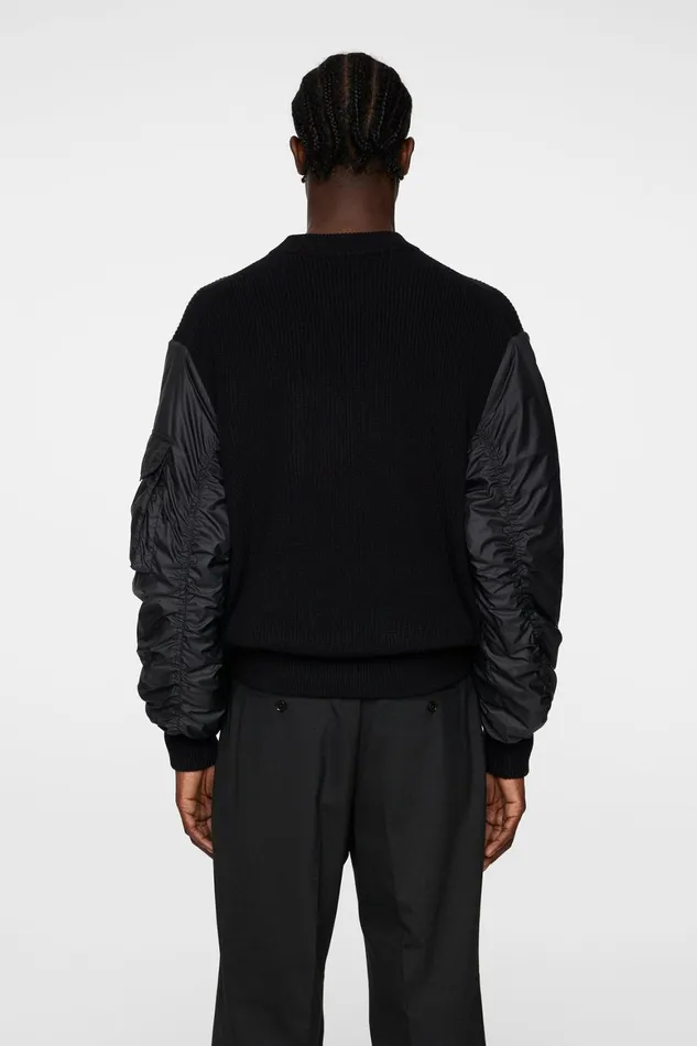 JLindeberg Bow Bomber Knit Hybrid Men Knitwear