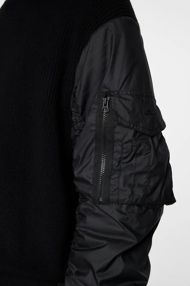 JLindeberg Bow Bomber Knit Hybrid Men Knitwear