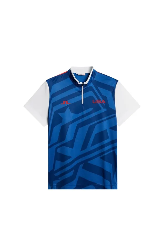 JLindeberg Fabien Mockneck Polo Men Polo Shirts