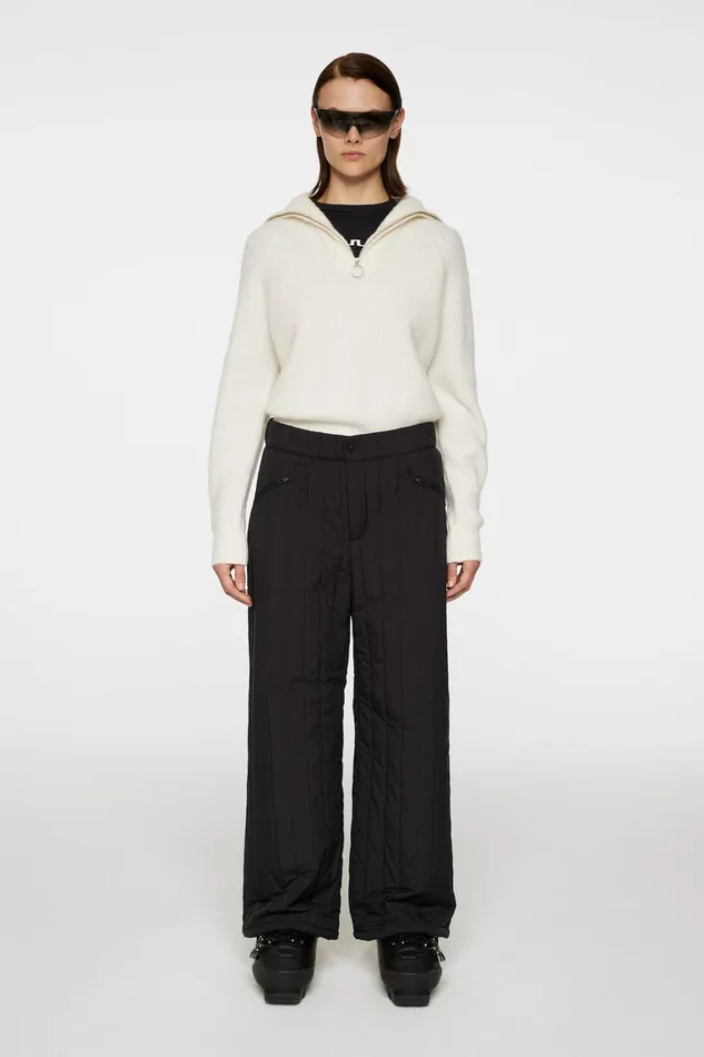 JLindeberg Finja Knitted Zip Sweater Women Knitwear