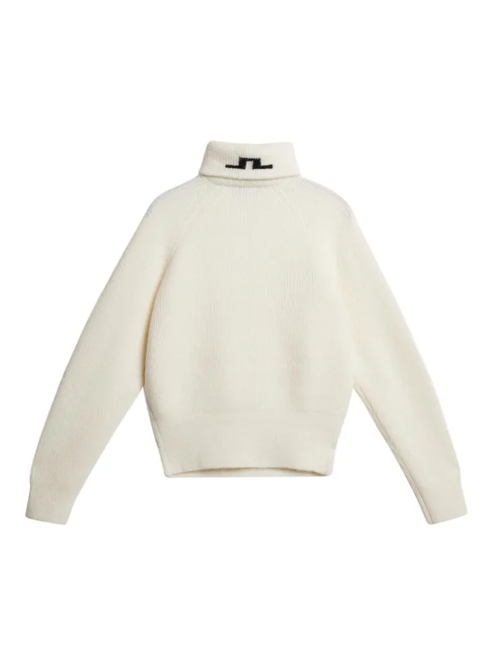 JLindeberg Finja Knitted Zip Sweater Women Knitwear