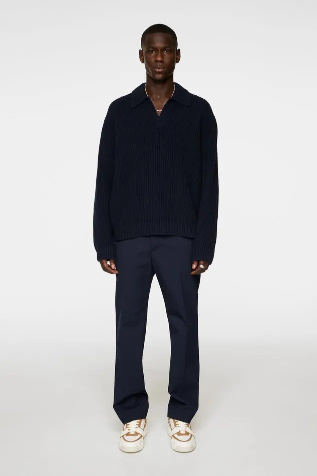 JLindeberg Jethro Heavy Polo Knit Men Knitwear