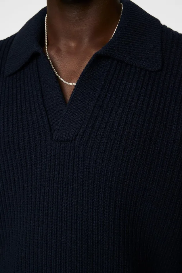 JLindeberg Jethro Heavy Polo Knit Men Knitwear