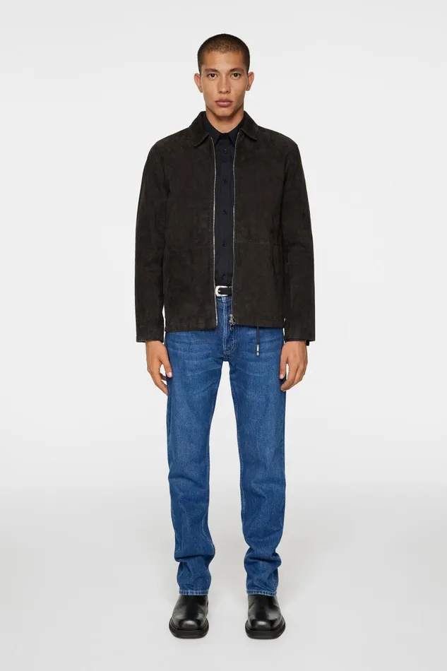 JLindeberg Jonah Wr Suede Overshirt Men Overshirts