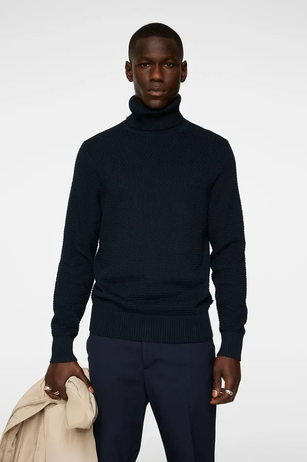 JLindeberg Olivero Turtleneck Sweater Men Knitwear