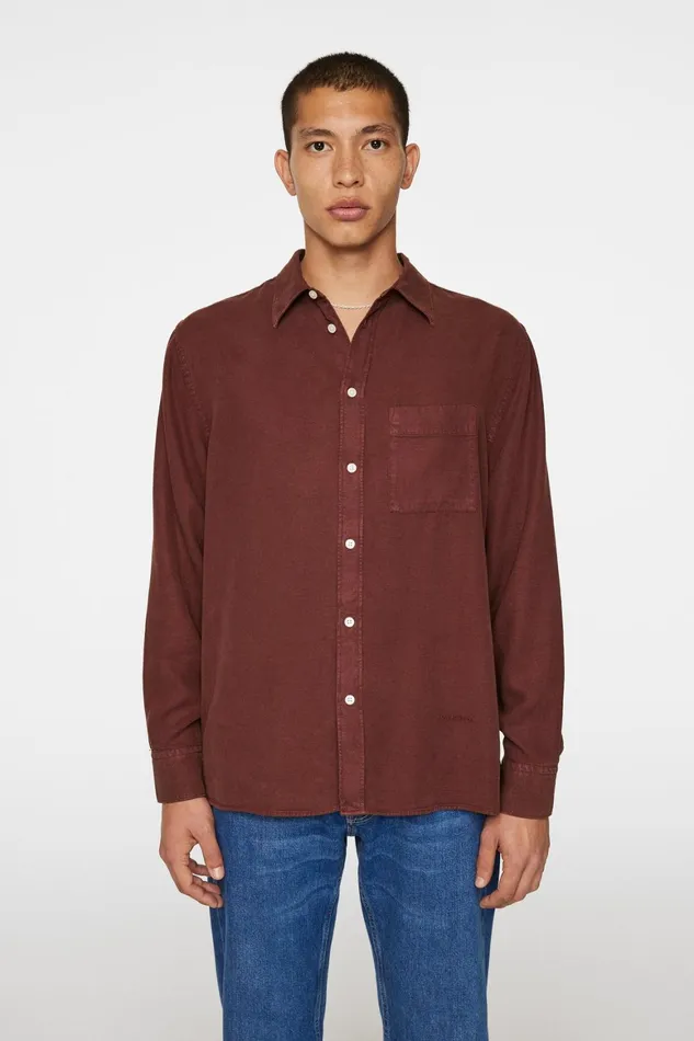 JLindeberg Reg Struct Gmd Tencel Shirt Men Shirts