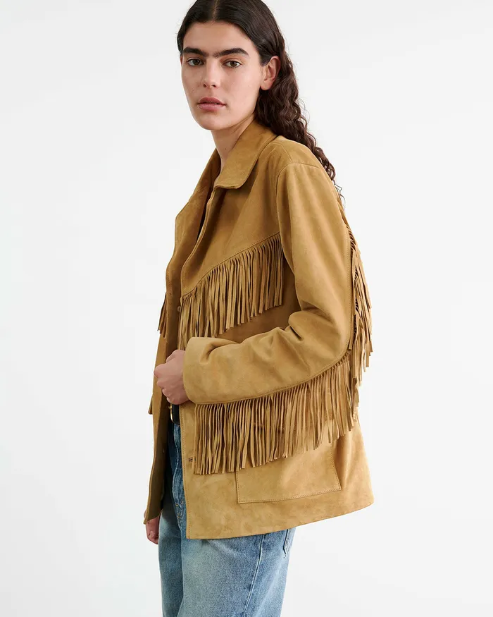 Jackets and Blazers Women MAELLE SUEDE JACKET Martora Nili Lotan