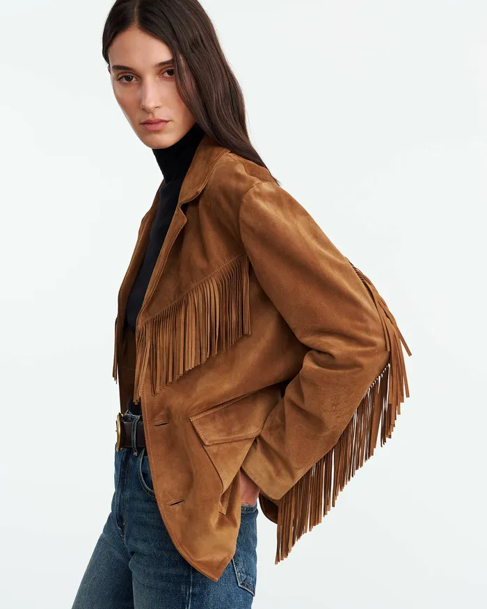 Jackets and Blazers Women MAELLE SUEDE JACKET Martora Nili Lotan