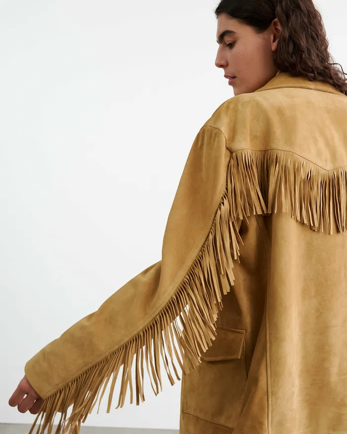 Jackets and Blazers Women MAELLE SUEDE JACKET Martora Nili Lotan