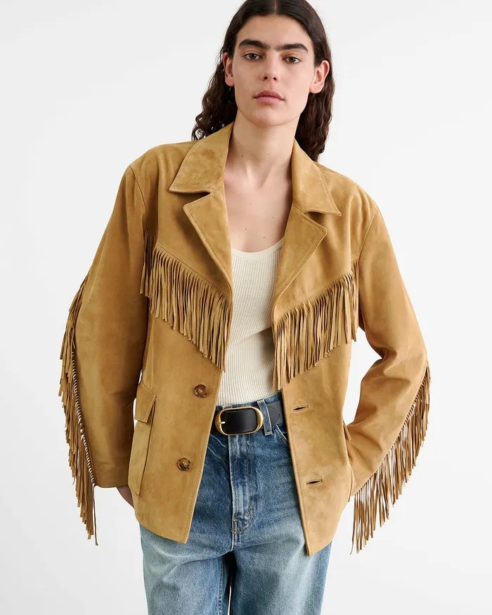 Jackets and Blazers Women MAELLE SUEDE JACKET Martora Nili Lotan