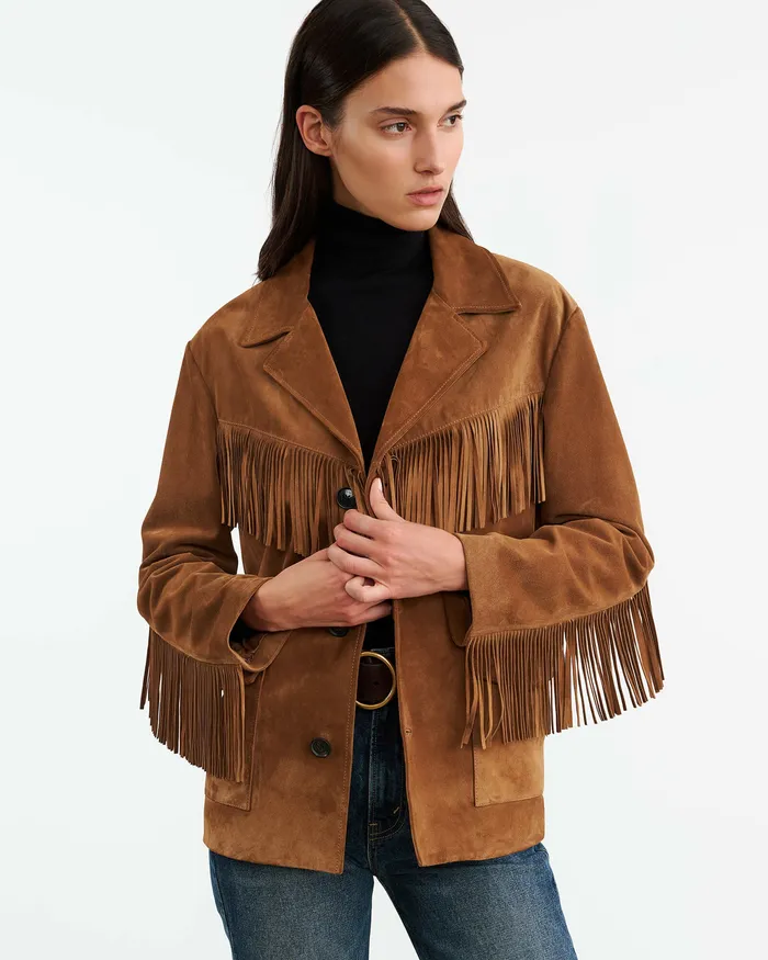 Jackets and Blazers Women MAELLE SUEDE JACKET Martora Nili Lotan