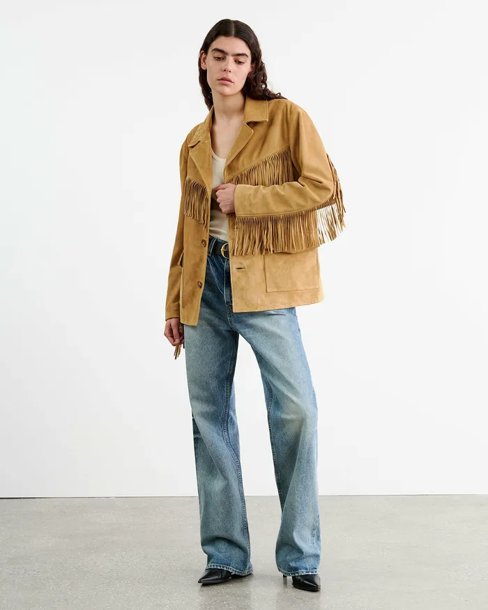 Jackets and Blazers Women MAELLE SUEDE JACKET Martora Nili Lotan
