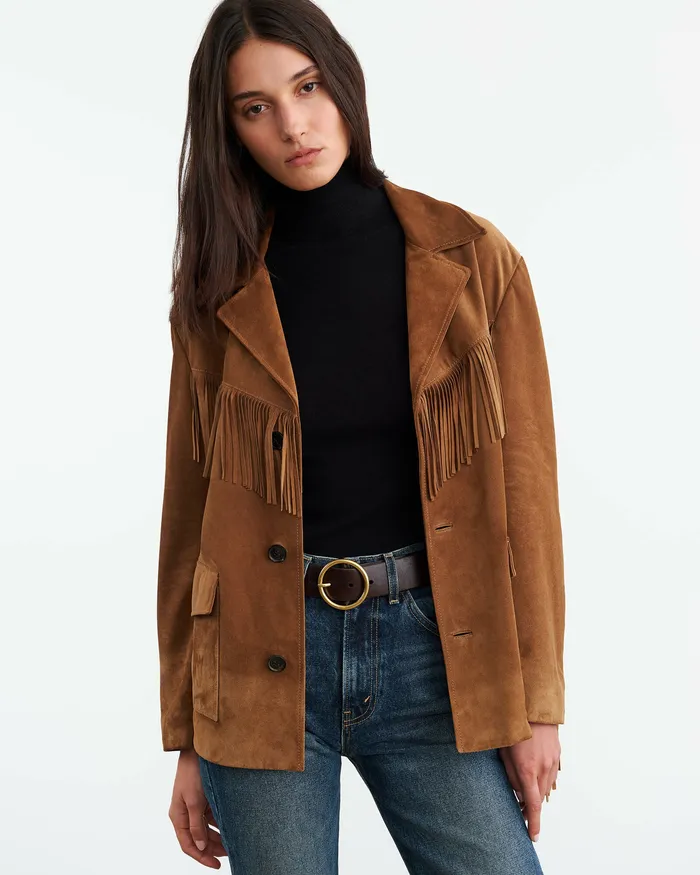 Jackets and Blazers Women MAELLE SUEDE JACKET Martora Nili Lotan