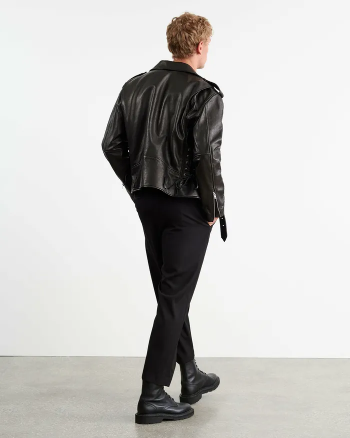 Jackets and Coats ALEX LEATHER JACKET Black Nili Lotan Men
