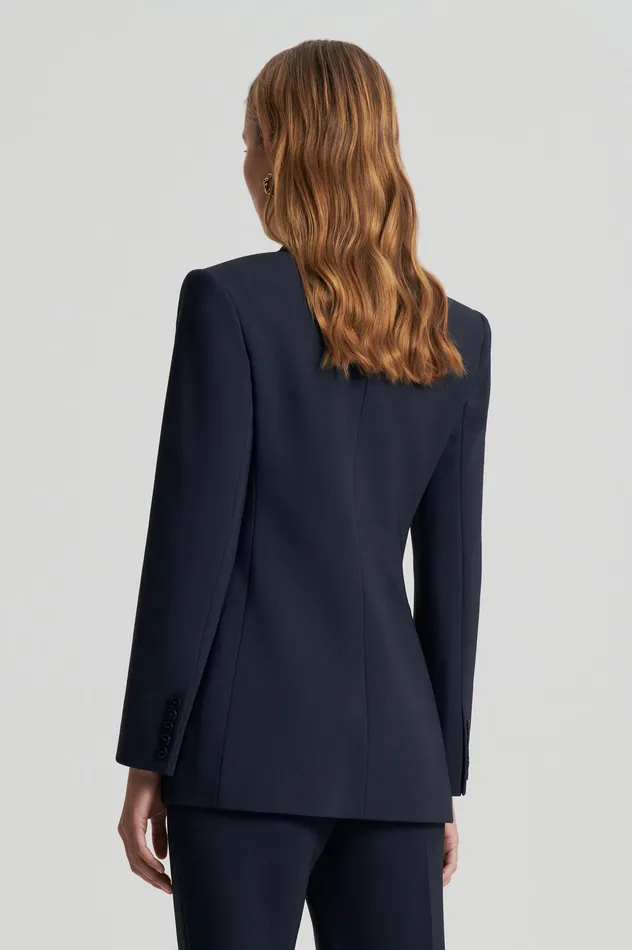 Jackets Scanlan Theodore Women TAILORED JACKET NAVY Jackets Scanlan Theodore Women TAILORED JACKET NAVY