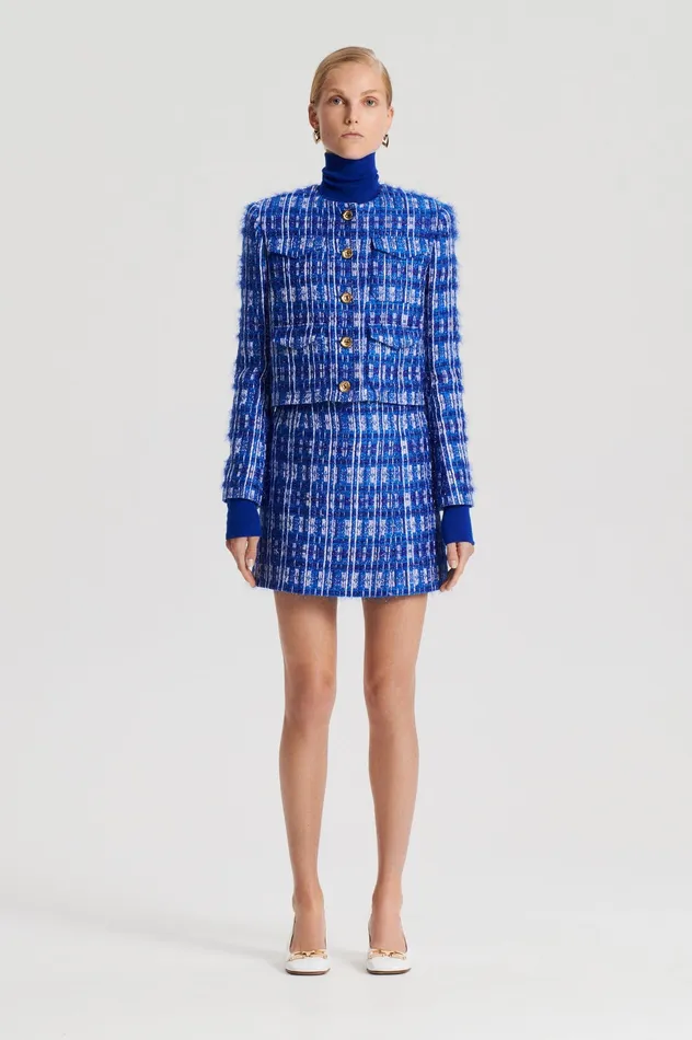 Jackets Scanlan Theodore Women TINSEL CARGO JACKET COBALT