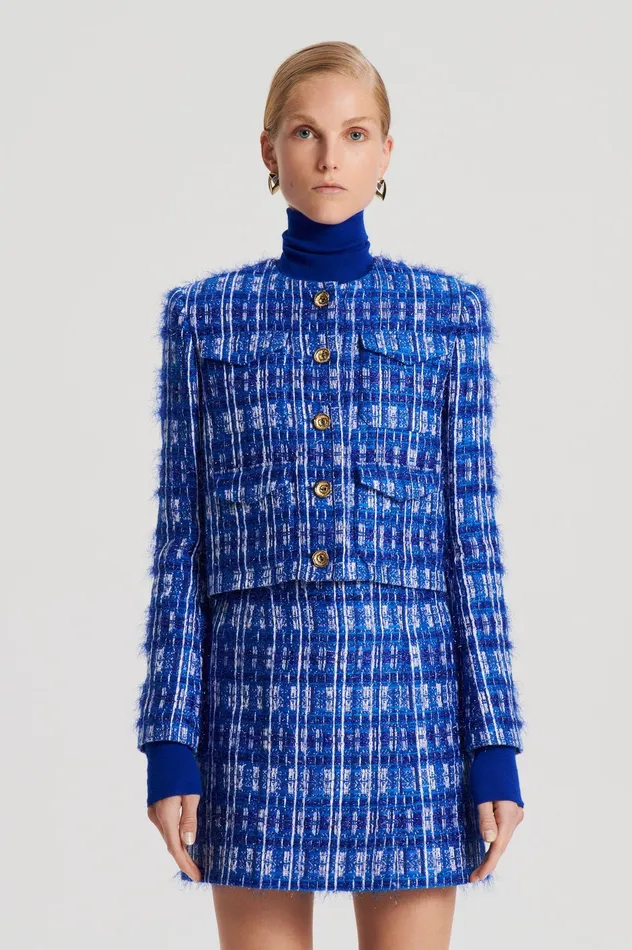 Jackets Scanlan Theodore Women TINSEL CARGO JACKET COBALT