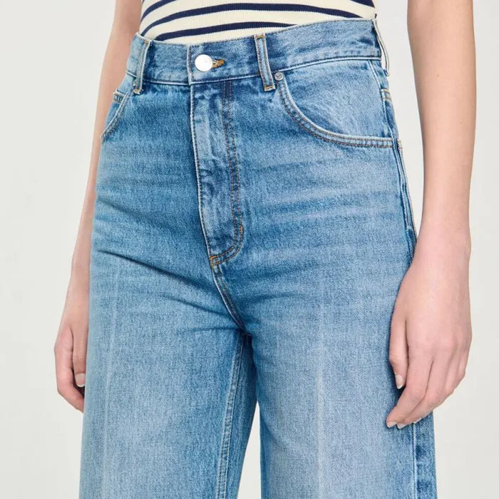 Jeans Women SANDRO Faded Jeans Blue Jean