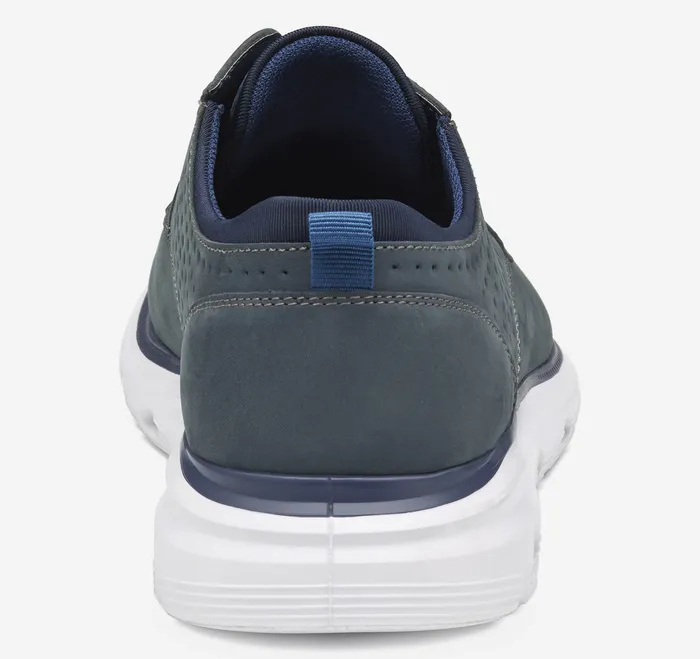 Jenkins Plain Toe Navy Nubuck Men LaceUps Johnston and Murphy