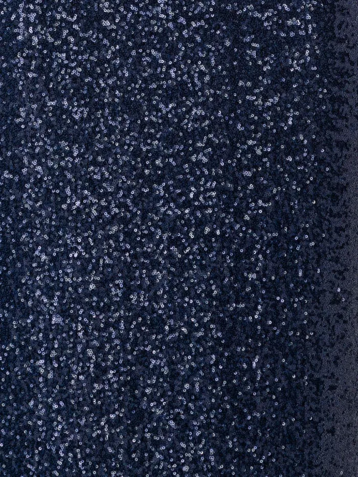 Jersey Sequins VNeck Gown Navy Women Akris Dresses