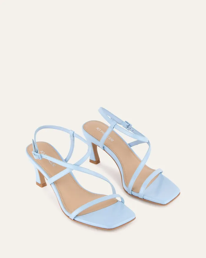 Jockey high heel sandals sky blue leather Women HIGH SANDALS jomercer Jockey high heel sandals sky blue leather Women HIGH SANDALS jomercer
